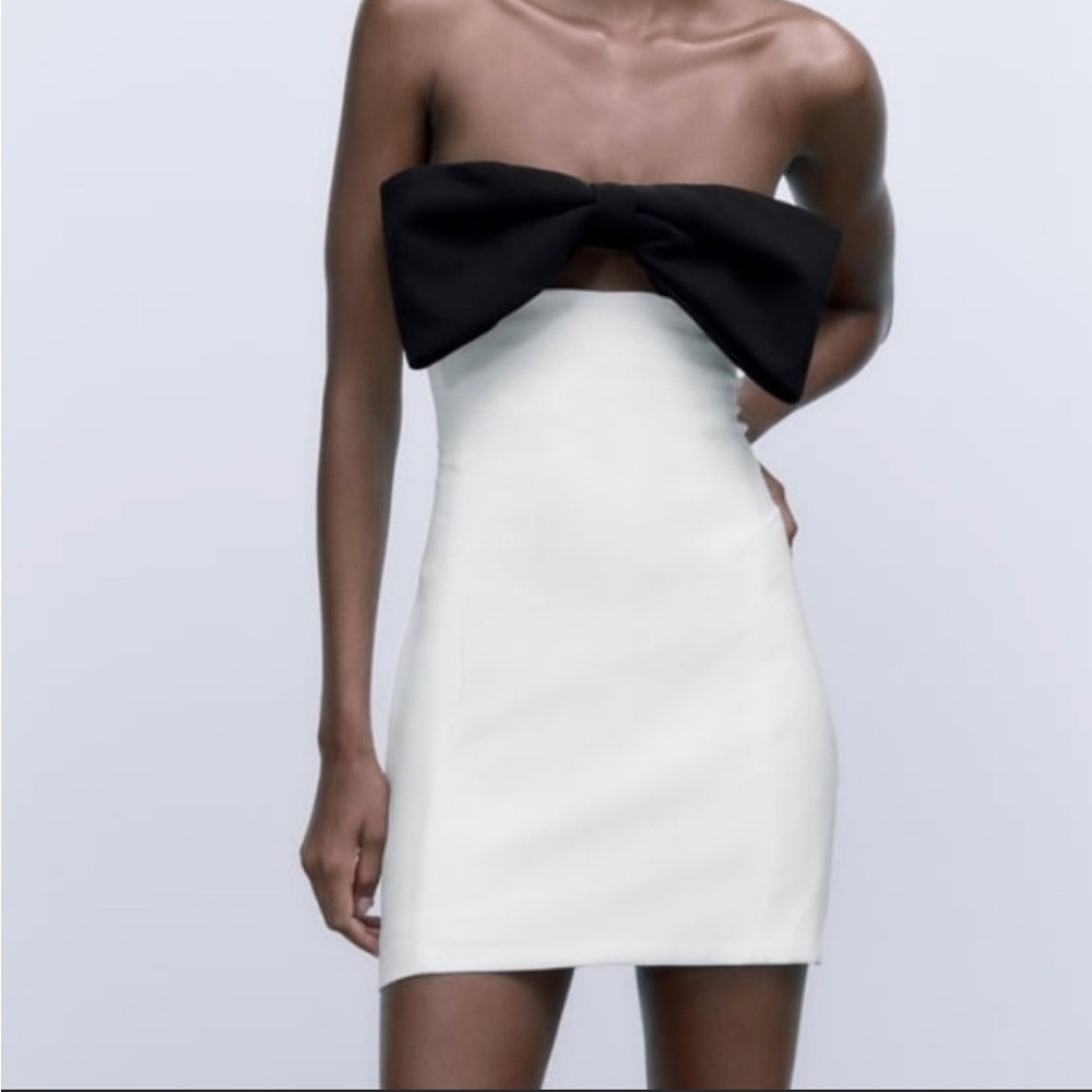 NWT Zara bow dress